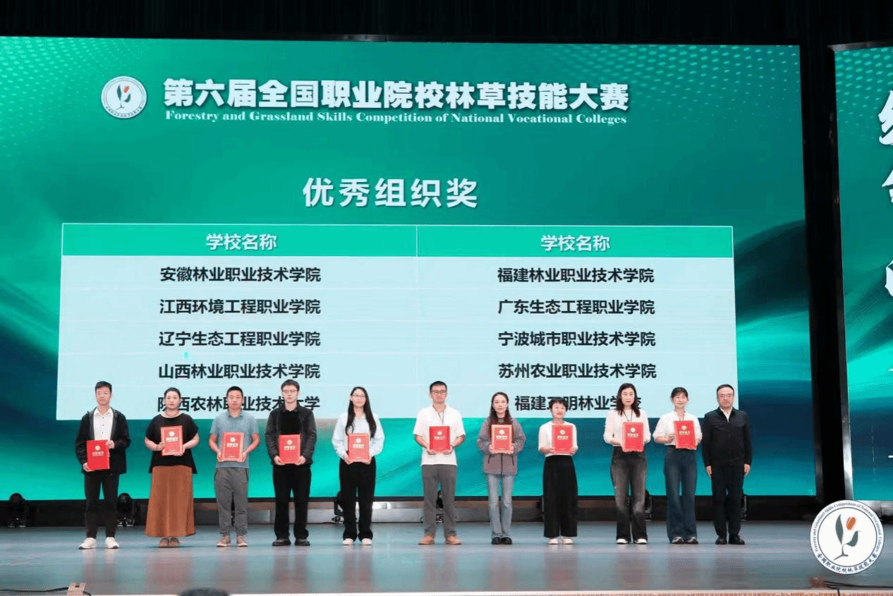 我院在第六届全国职业院校林草技能大赛中斩获佳绩